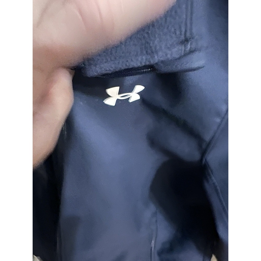 Under Armour Jacket XL Blue ColdGear Infrared‎ Storm Full Zip Fitted Women - Picture 5 of 7